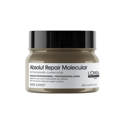L'Oreal Professionnel, Serie Expert Absolut Repair Molecular, Θεραπεία Μαλλιών Μάσκα Σε Μορφή Κρέμας, For Repairing, 250 ml