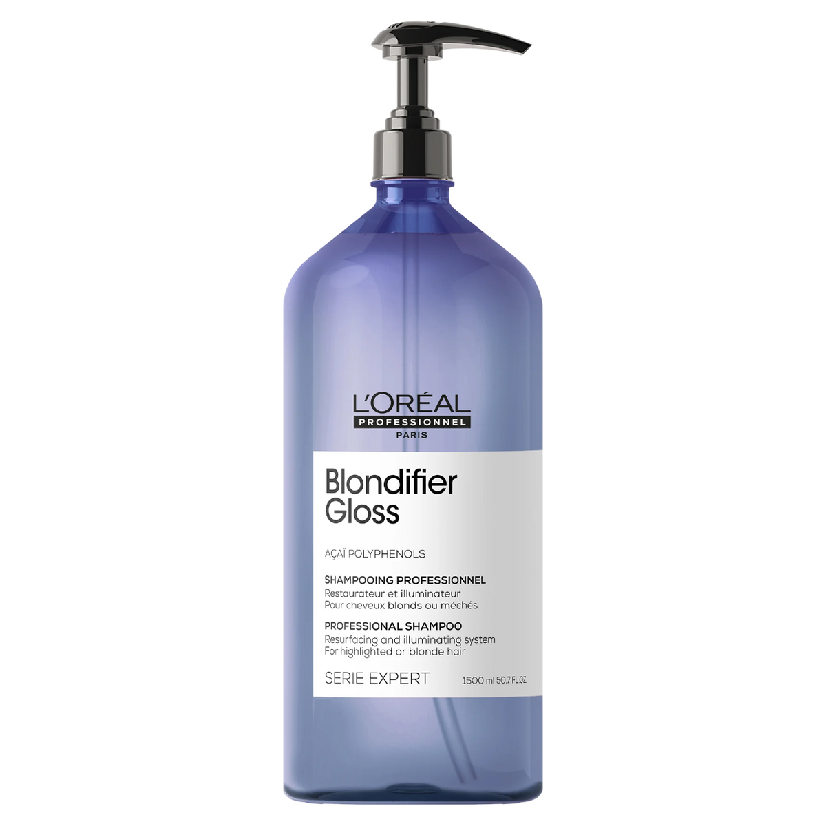 L'Oreal Professionnel, Serie Expert Blondifier Gloss, Acai Polyphenols, Σαμπουάν, Resurfacing And Λαμπερό, 1500 ml