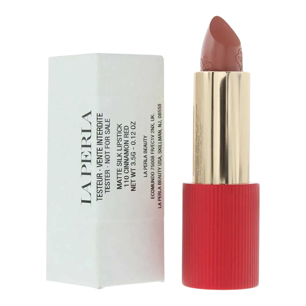 La Perla, Matte Silk, Matte Silk, Κραγιόν, 110, Cinnamon Red, 3.5 g *Tester