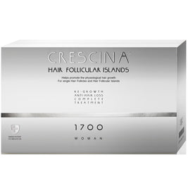 Labo Suisse, Crescina Follicular Islands 1700, For Growth Stimulation, Ampoules Treatment Ορός, For Scalp, Για Γυναίκες, 10 +10 pcs