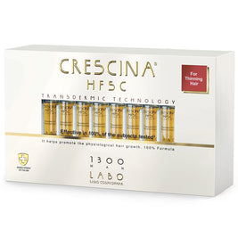 Labo Suisse, Crescina, Transdermic HFSC 1300, For Growth Stimulation, Ampoules Treatment Ορός, For Scalp, Για Άνδρες, 20 pcs, 3.5 ml