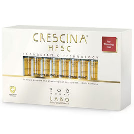 Labo, Crescina, Transdermic HFSC 500, For Growth Stimulation, Ampoules Treatment Serum, For Scalp, Γυναικείο, 20 pcs, 3.5 ml