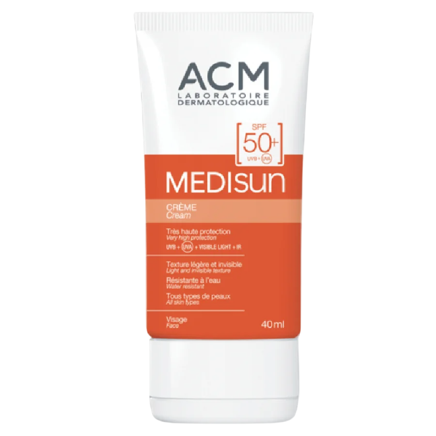 Laboratoire ACM, Medisun, Ενυδατικό, Αντηλιακή Κρέμα, Για το Πρόσωπο, 50+, 40 ml
