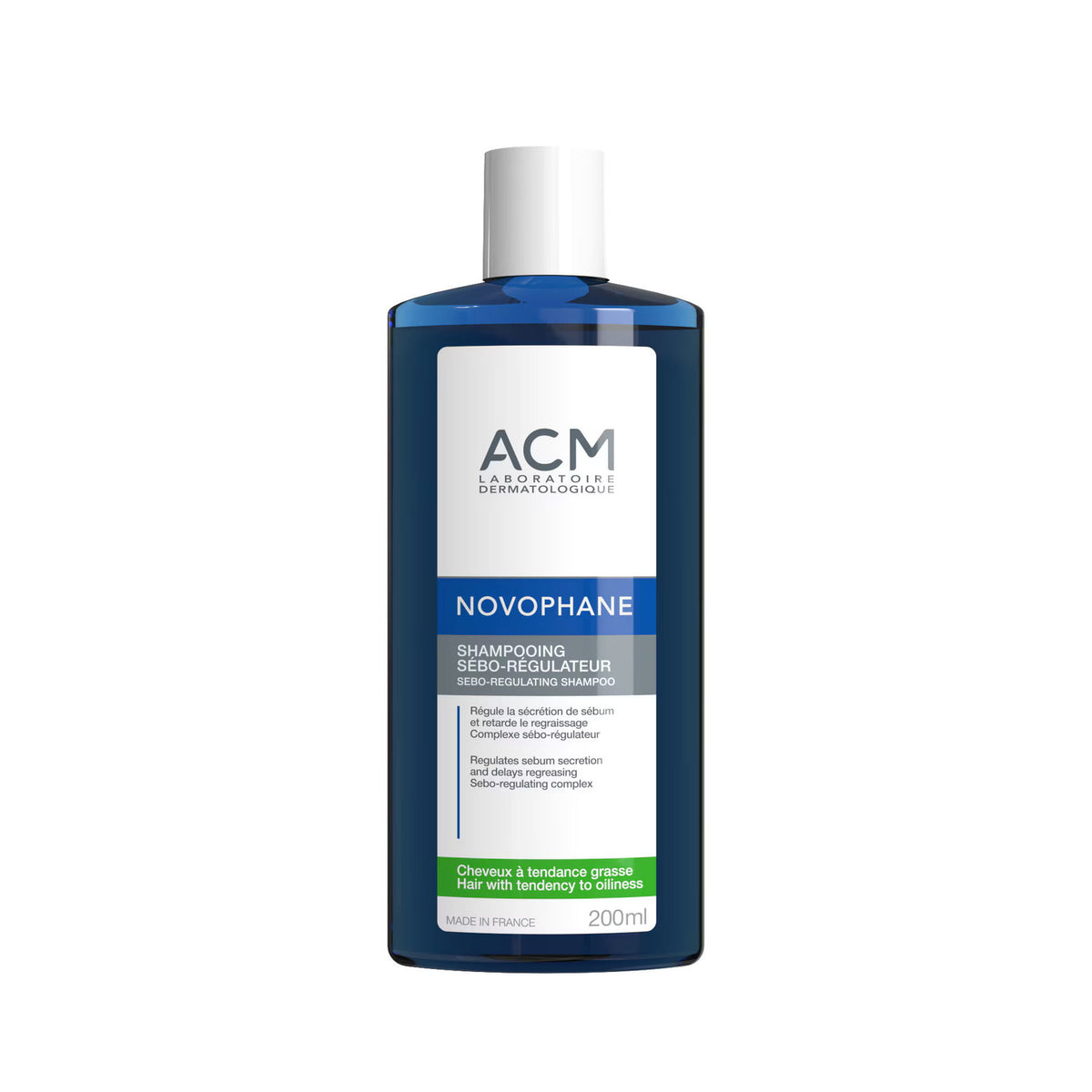Laboratoire ACM, Novophane, Σαμπουάν, For Regulation Of Excessive Sebum, 200 ml