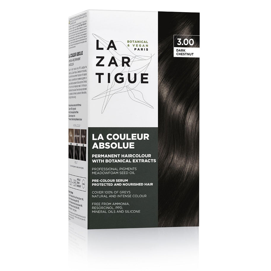 Lazartigue, La Couleur Absolue, Μόνιμη Βαφή Μαλλιών, 3.00 Dark Chestnut, 143 ml