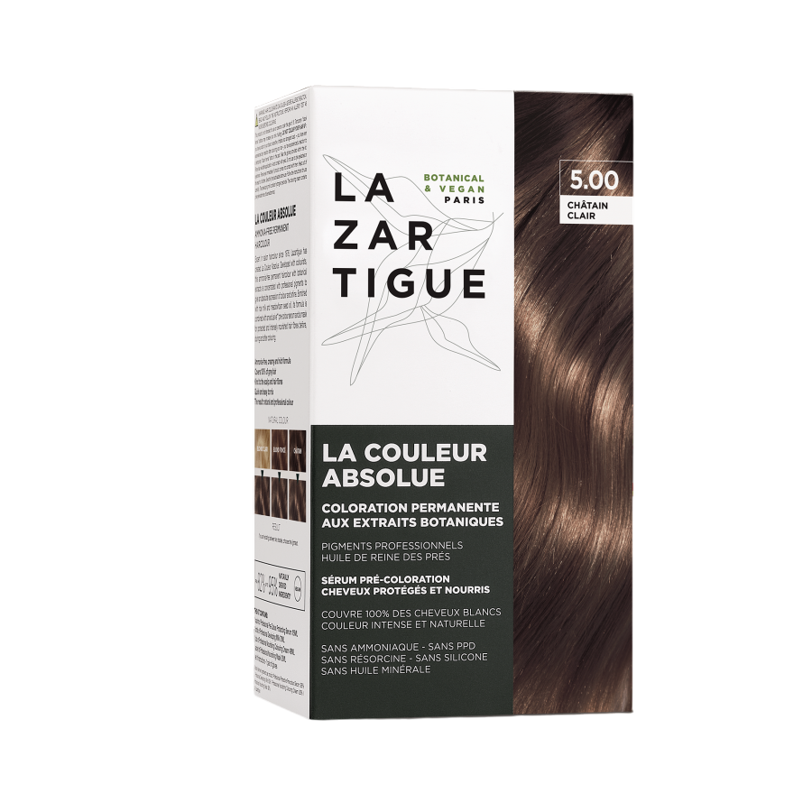 Lazartigue, La Couleur Absolue, Μόνιμη Βαφή Μαλλιών, 5.00 Light Chestnut, 143 ml