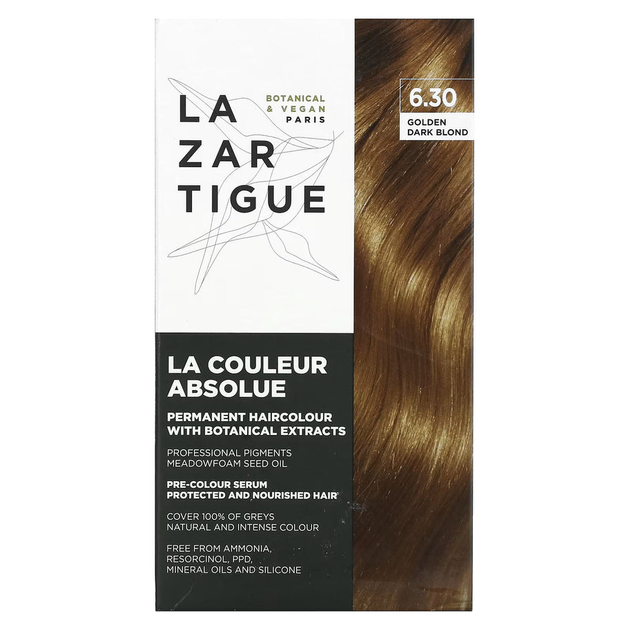 Lazartigue, La Couleur Absolue, Μόνιμη Βαφή Μαλλιών, 6.30 Golden Dark Blond, 143 ml