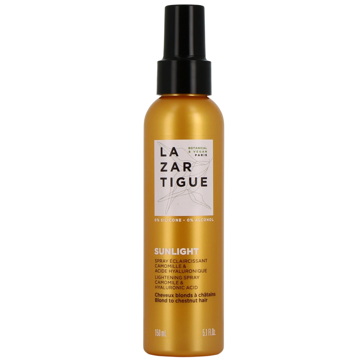 Lazartigue, Sunlight Spray, Hair Lightening Spray, Lightening, Blonde To Light Brown, 150 ml