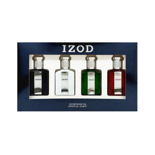 Legacy Σετ Izod: White, Eau De Toilette, Για Άνδρες, 15 ml + Green, Eau De Toilette, Για Άνδρες, 15 ml + Red, Eau De Toilette, Για Άνδρες, 15 ml + Blue, Eau De Toilette, Για Άνδρες, 15 ml