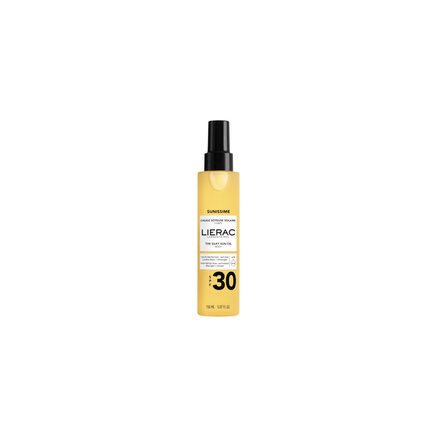 Lierac, Sunissime The Sun Silky Oil, Ενυδατικό, UV Protection, Έλαιο, SPF30, 150 ml