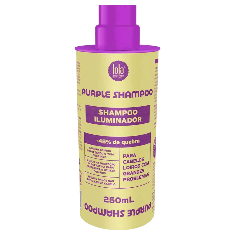 Lola Cosmetics, Purple, Σαμπουάν, Counteracts Yellow Or Orange Tones, 250 ml