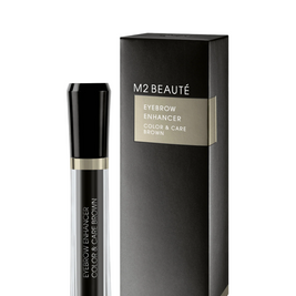 M2 Beaute, Eyebrow Enhancer Color & Care, Vegan, Growth, Eyebrow Gel, Brown, 6 ml