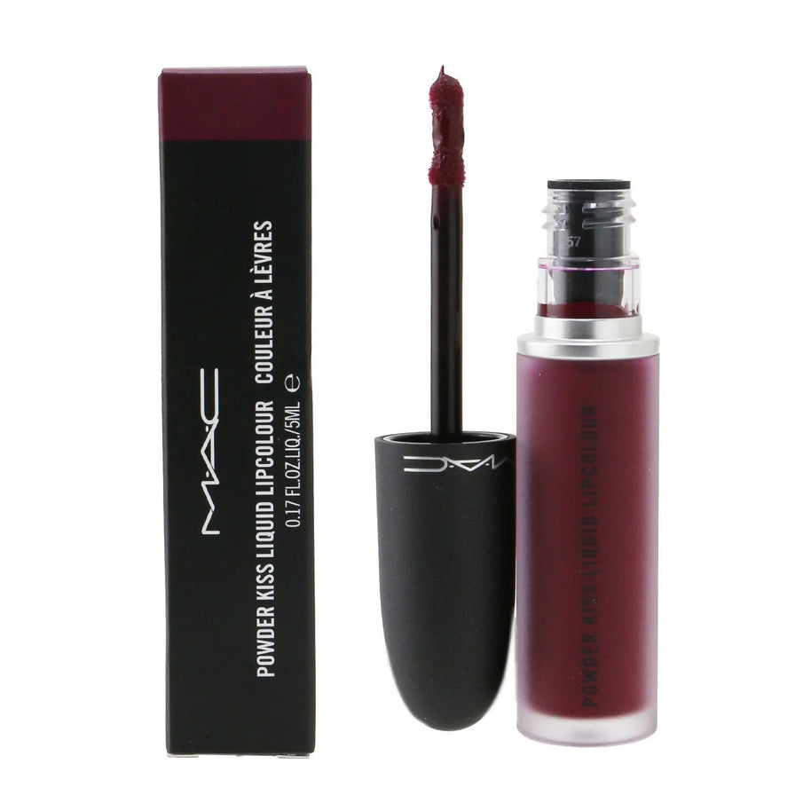 MAC, Powder Kiss, Matte, Υγρό Κραγιόν, 983, Burning Love, 5 ml