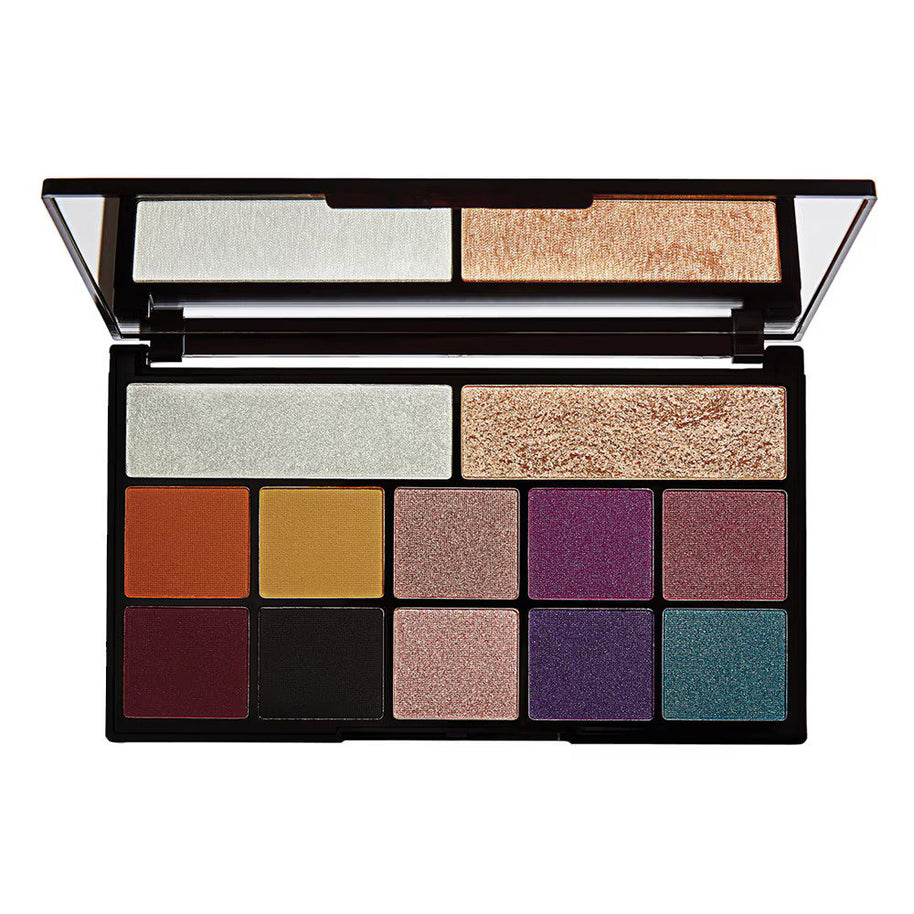 Makeup Revolution, Carmi, Παλέτα Σκιών, Kiss Of Fire, 12 Shades, 27 g