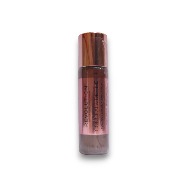 Makeup Revolution, Conceal & Define, Oil Free, Κρέμα Foundation, F 18, 23 ml