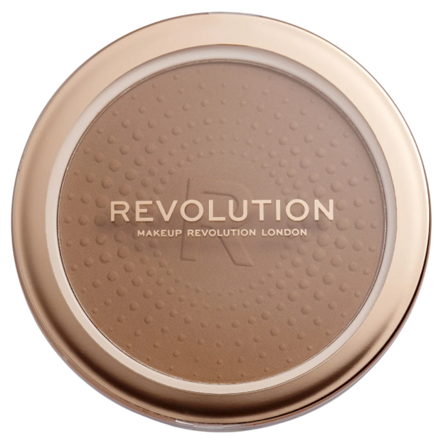 Makeup Revolution, Mega Bronzer, Bronzer Συμπαγής Πούδρα, 02, Warm, 15 g