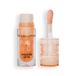 Makeup Revolution, Pout, Vegan, Glossy, Λάδι Χειλιών, Honey Shimmer, 4 ml