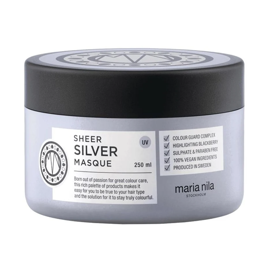 Maria Nila, Sheer Silver, Paraben-Free, Hair Treatment Cream Mask, Ενυδατική, 250 ml