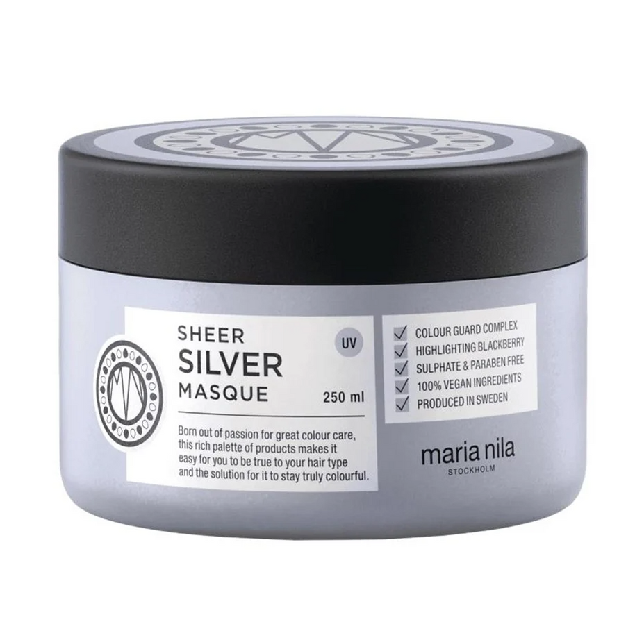 Maria Nila, Sheer Silver, Paraben-Free, Hair Treatment Cream Mask, Ενυδατική, 250 ml
