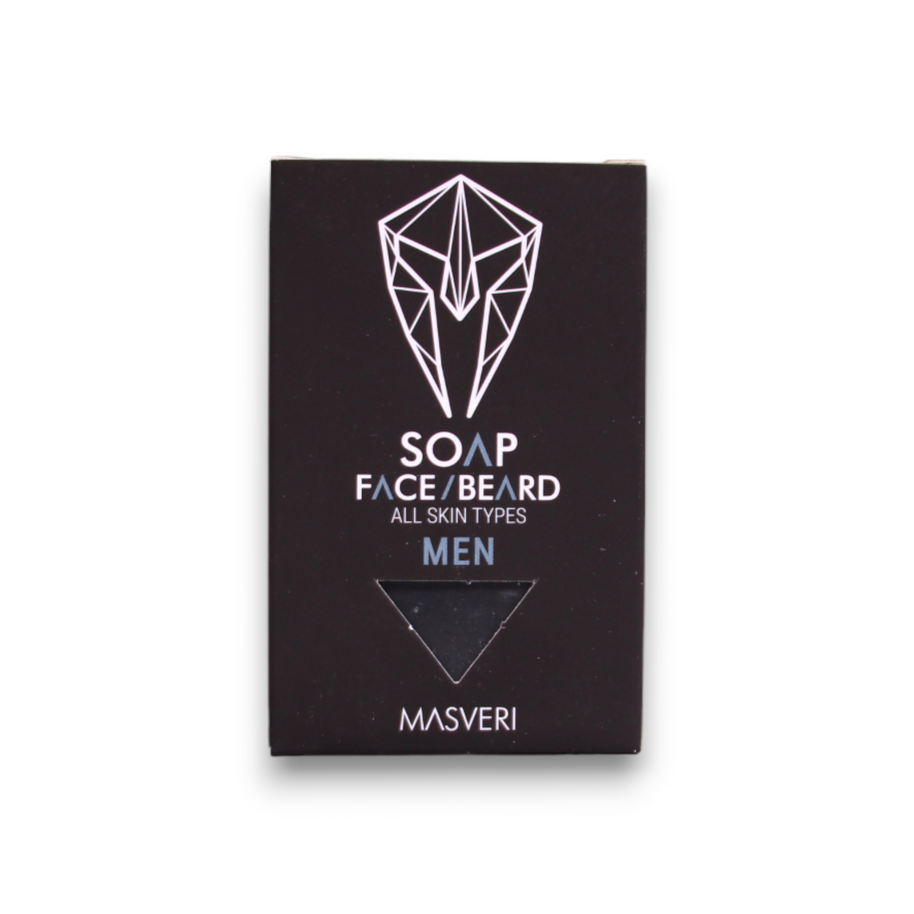 Masveri, Masveri, Paraben-Free, Grooming Soap Bar, For Cleansing, Για το Πρόσωπο & Beard, g 100