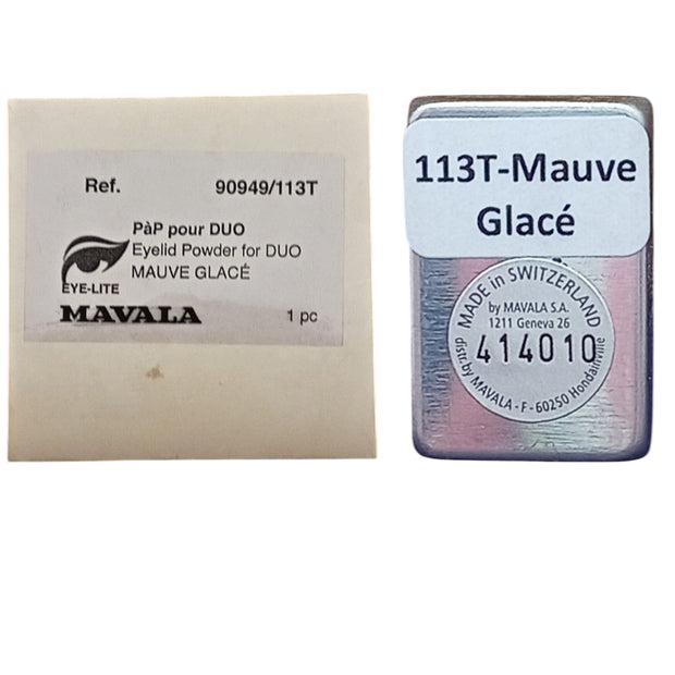 Mavala, Duo Satin, Σκιά Ματιών Powder, Mauve Glace, x, 1.2 g *Tester