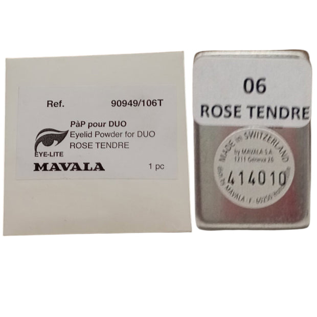 Mavala, Duo Satin, Σκιά Ματιών Powder, Rose Tendre, x, 1.2 g *Tester