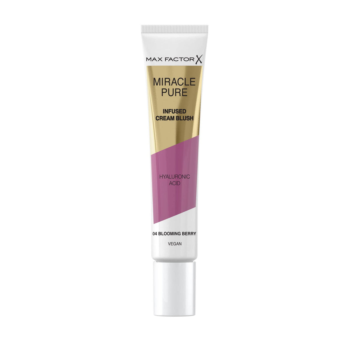 Max Factor, Miracle Pure, Ενυδατική, Cream Blush, 04, Blooming Berry, 15 ml