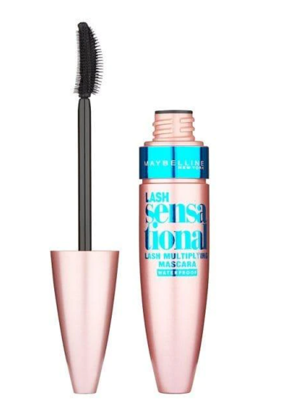 Maybelline, Lash Sensational, Αδιάβροχο, Volumizing, Μάσκαρα, Black, 9.5 ml