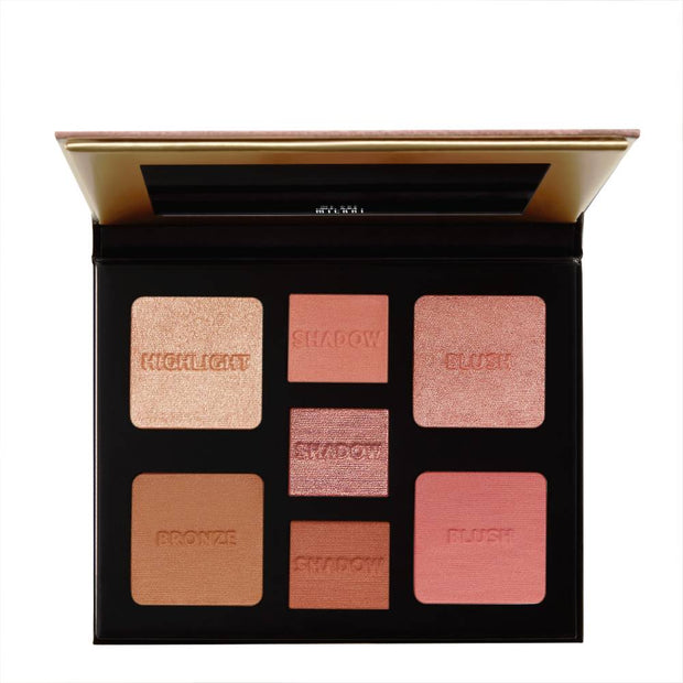 Milani, All Inclusive, Για το Πρόσωπο Palette, 110, Light-Medium, 7 Shades, 11 g