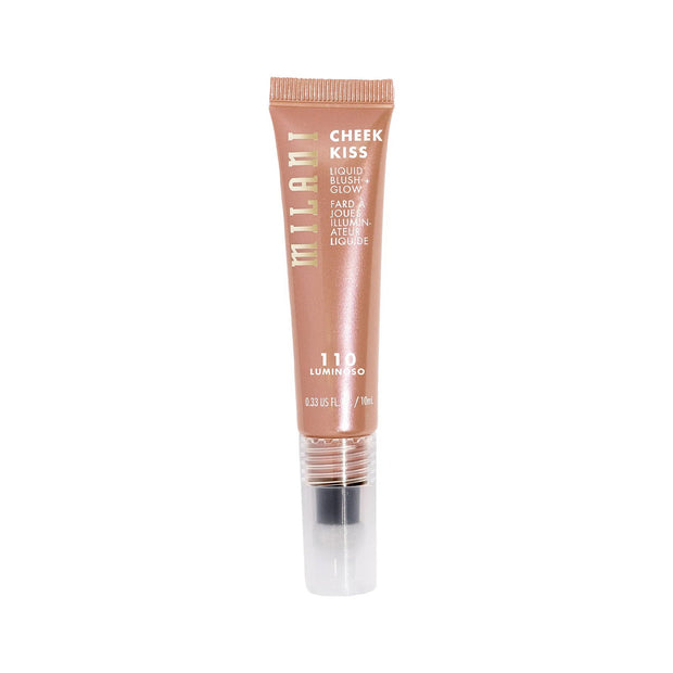 Milani, Cheek Kiss Blush + Glow, Λαμπερό, Liquid Blush, 110, Luminoso, 10 ml