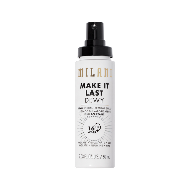 Milani, Make It Dewy, Λαμπερό, Spray Σταθεροποίησης, 60 ml