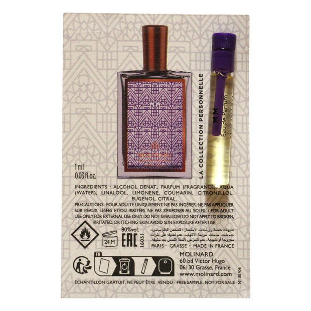 Molinard, Collection Personnelle - MM, Eau De Parfum, Unisex, 1 ml *Vial