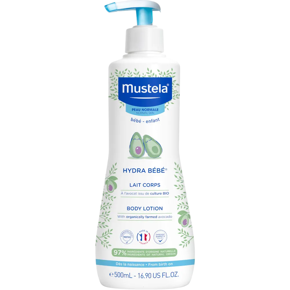 Mustela, Hydra Bebe, Avocado, Ενυδατική Λοσιόν Σώματος, 500 ml