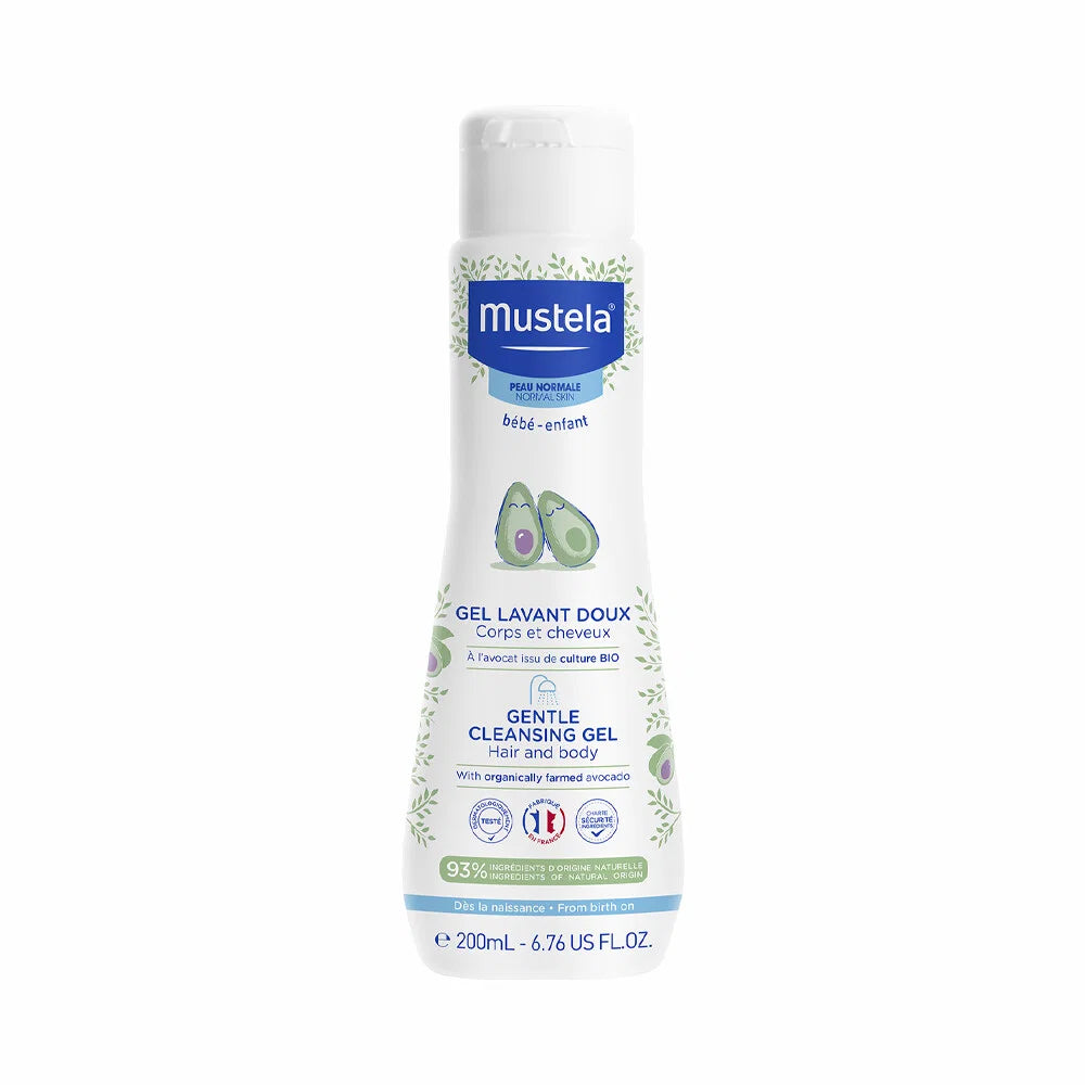Mustela, Mustela, Avocado, Gentle Καθαρισμού, Gel Καθαρισμού, Για το Πρόσωπο & Hair, 200 ml