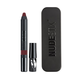 Nudestix, Intense Matte, Μολύβι Χειλιών & Cheek Blush 2-In-1, Raven, 2.5 g