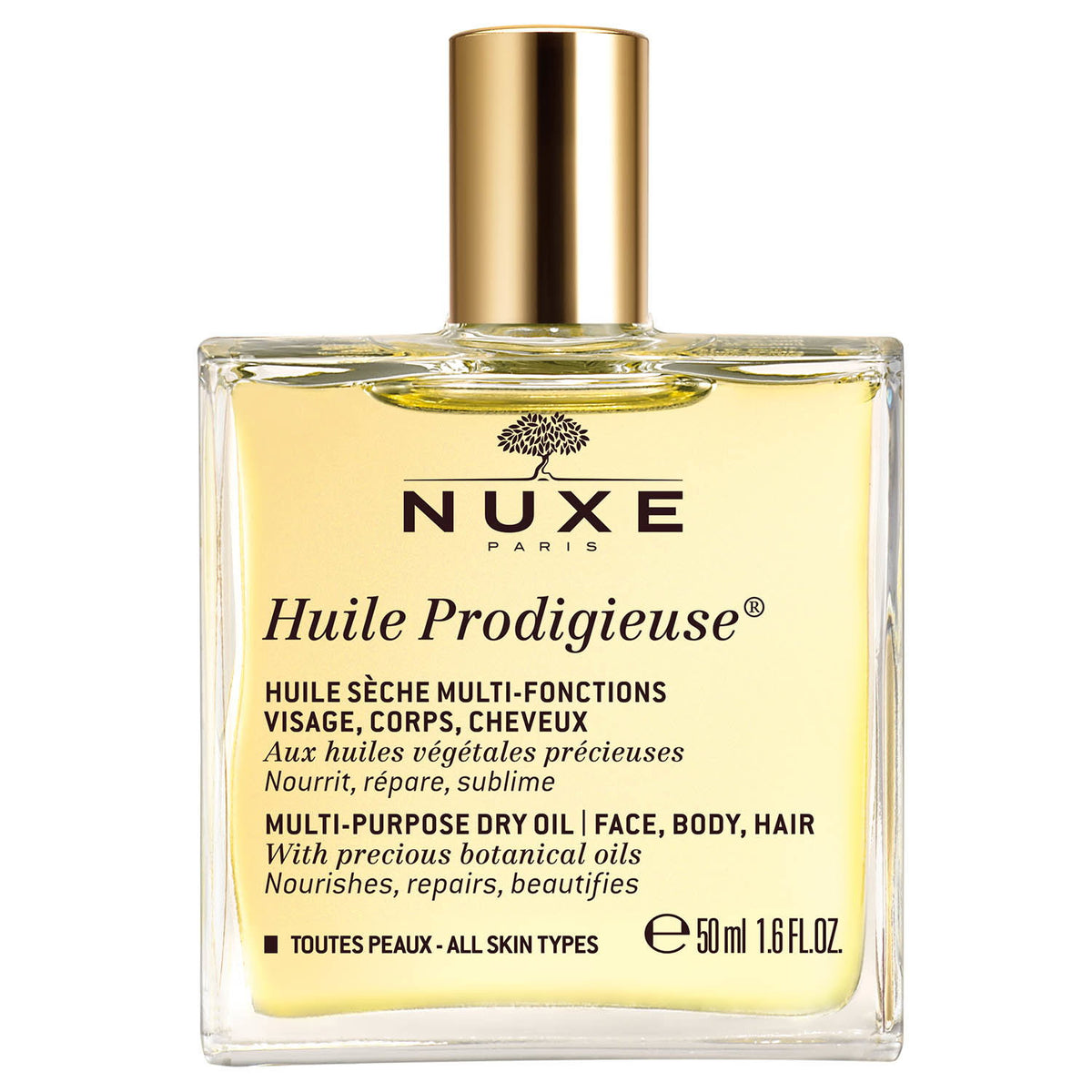 Nuxe, Huile Prodigieuse Multi-Purpose, Έλαιο Σώματος, Για το Πρόσωπο, Body & Hair, 50 ml