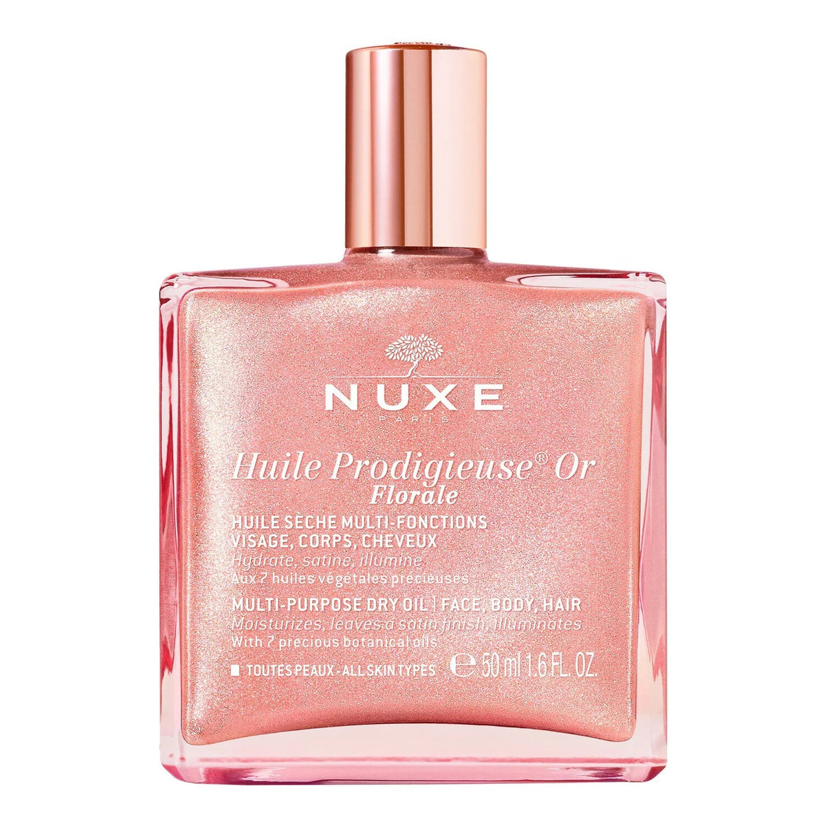 Nuxe, Huile Prodigieuse Or Florale, Ενυδατικό, Έλαιο Σώματος, For Body, Για το Πρόσωπο & Hair, 50 ml