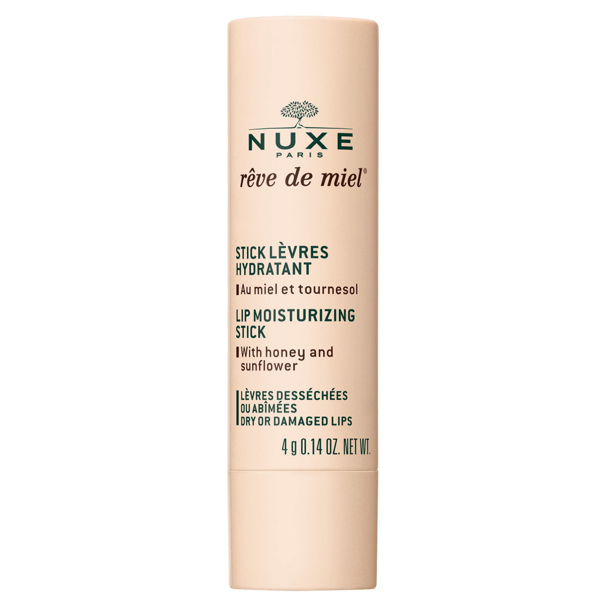 Nuxe, Reve de Miel, Vegan, Ενυδατικό, Βάλσαμο Χειλιών, 4 g