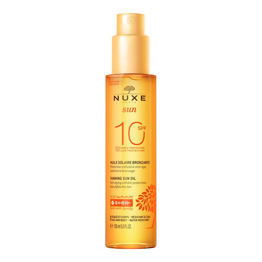 Nuxe, Sun, Αντιγήρανσης, Tanning Oil, SPF 10, 150 ml