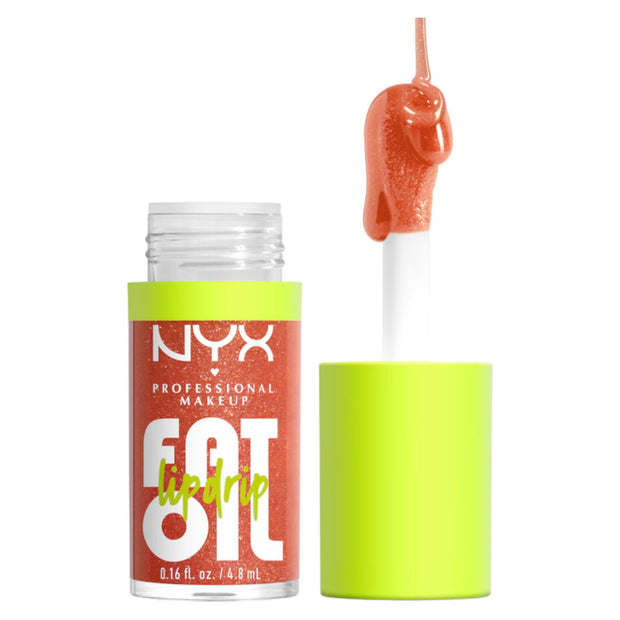 Nyx, Fat Oil Lip Drip, Vegan, High-shine, Λάδι Χειλιών, Follow Back, 4.8 ml