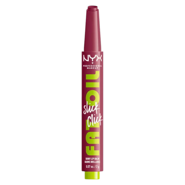 Nyx, Fat Oil Slick Click, Shiny, Βάλσαμο Χειλιών, 04, Going Viral, 2 g