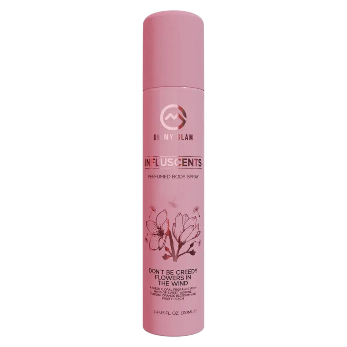 Oh My Glam, Influscents Don't Be Creedy: Flowers In The Wind, Spray Σώματος, 100 ml