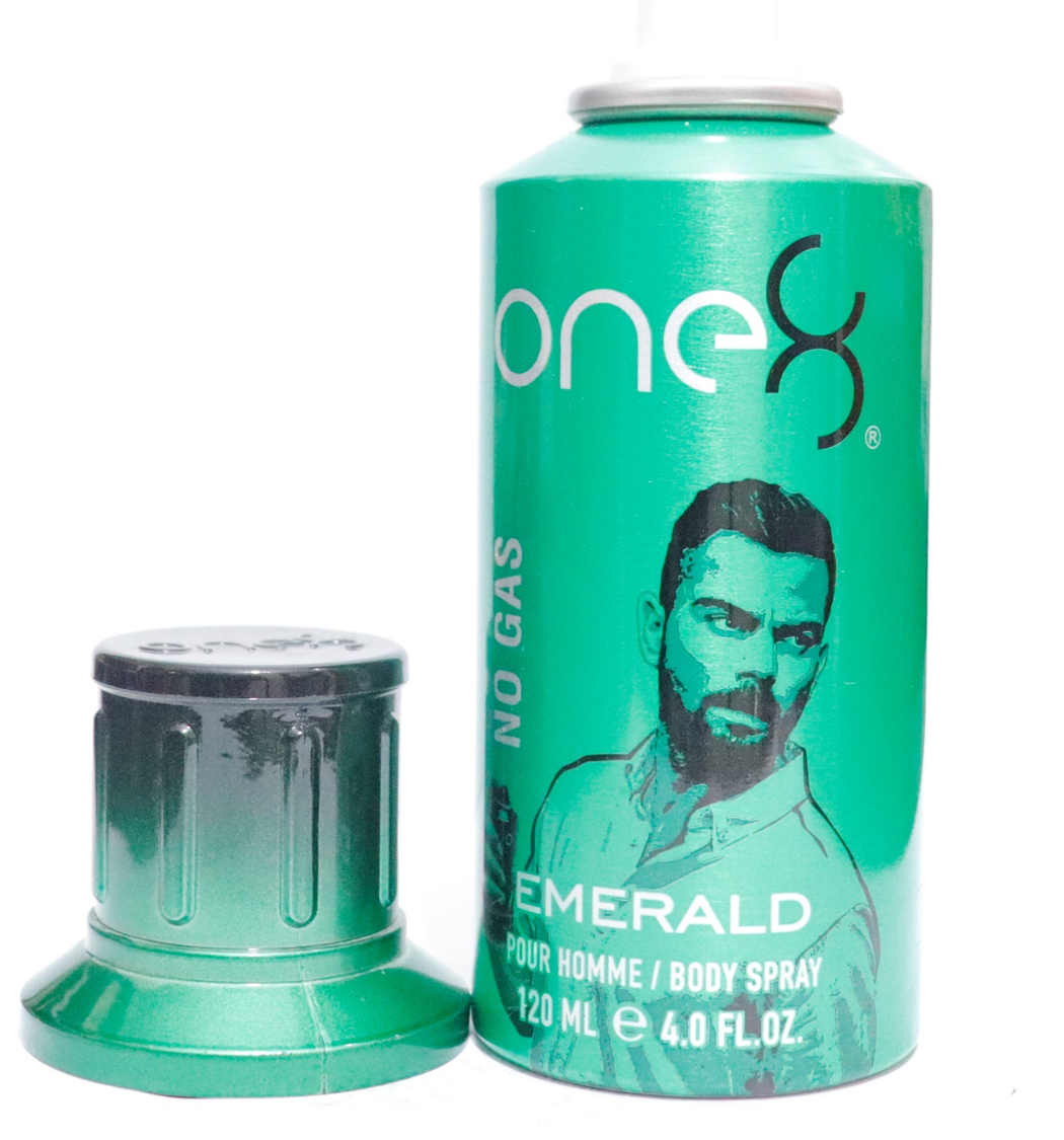 One 8, Emerald No Gas, Scented Spray, Ανδρικό, 120 ml