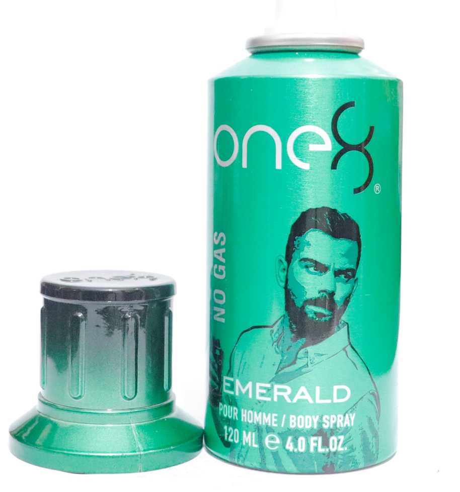 One 8, Emerald No Gas, Scented Spray, Ανδρικό, 120 ml
