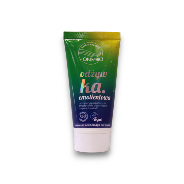 OnlyBio, Hair Balance Emollient, Shea Butter, Κρέμα Μαλλιών, Κατά του Φριζαρίσματος, 50 ml