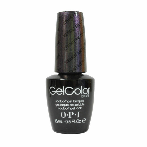 Opi, Gel Color, Semi-Permanent Nail Polish, Kermit Me To Speak, 15 ml