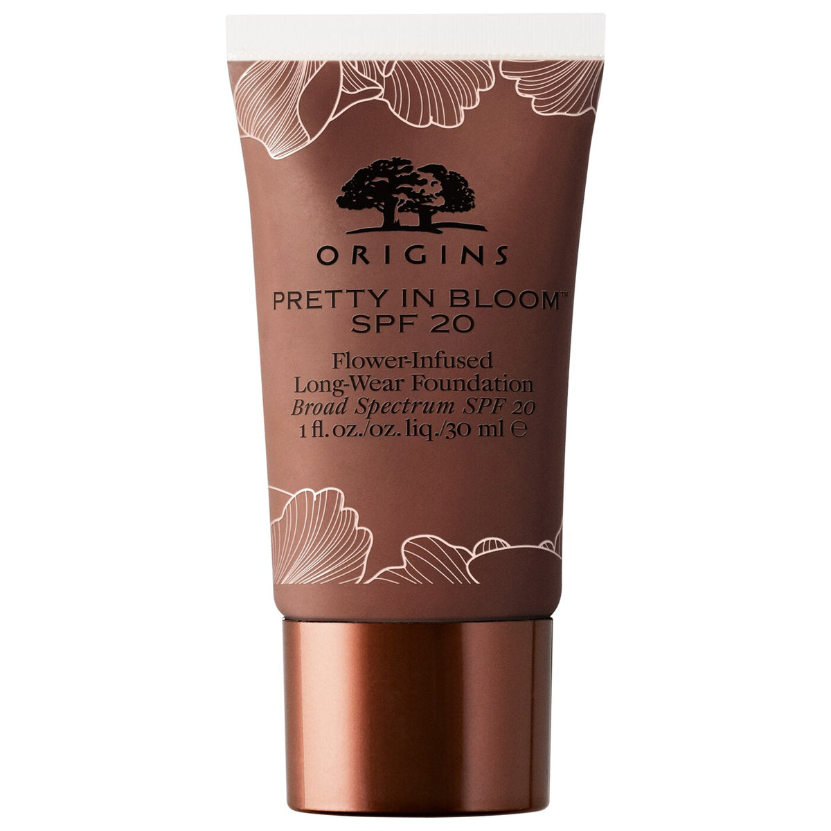 Origins, Pretty In Bloom, Long Wearing, Cream Foundation, Nr. 730, Very Deep Warm, SPF 20, 30 ml