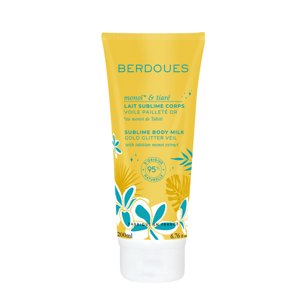 Parfums Berdoues, Monoi & Tiare, Sparkling, Body Milk, 200 ml