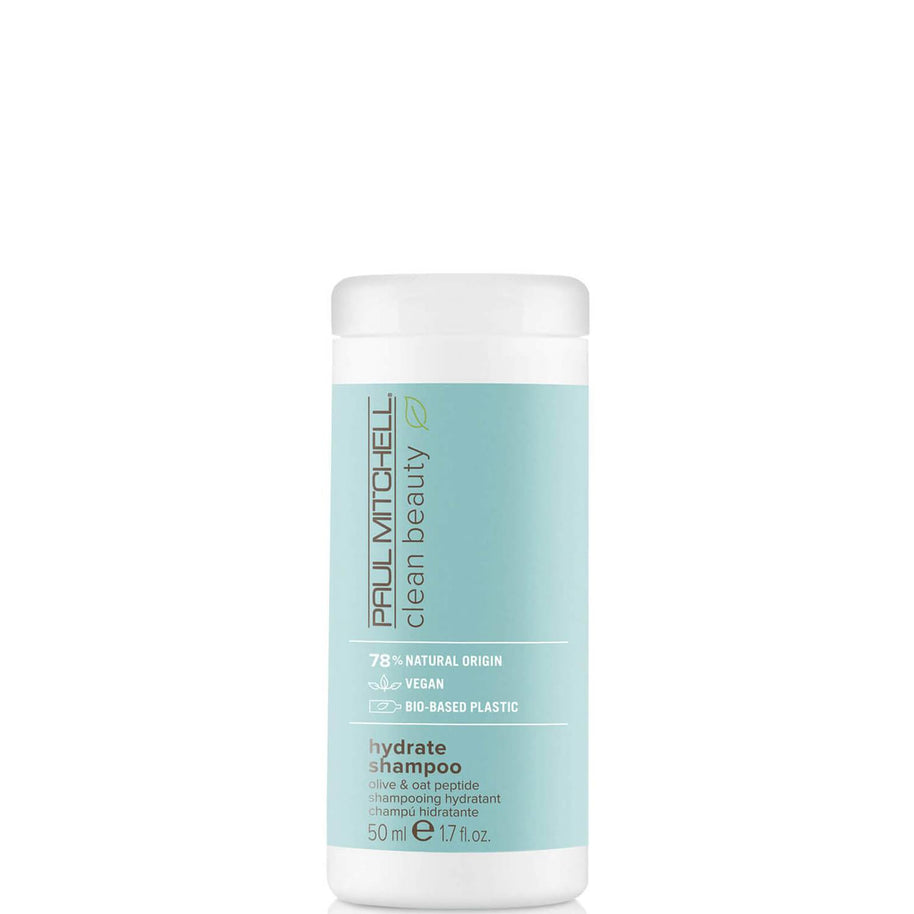 Paul Mitchell, Clean Beauty Hydrate, Vegan, Hair Σαμπουάν, Balances Moisture, 50 ml