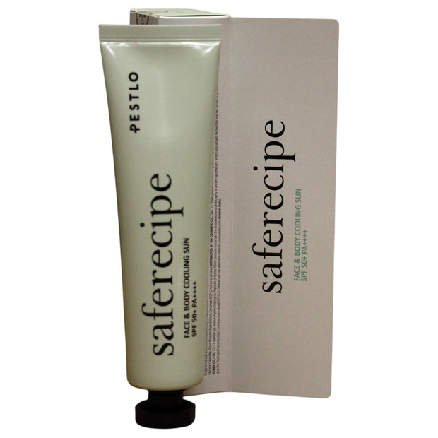 Pestelo, Saferecipe Face & Body Cooling, Ενυδατικό, Daily Use, Κρέμα Προσώπου & Body, SPF 50+, 100 ml